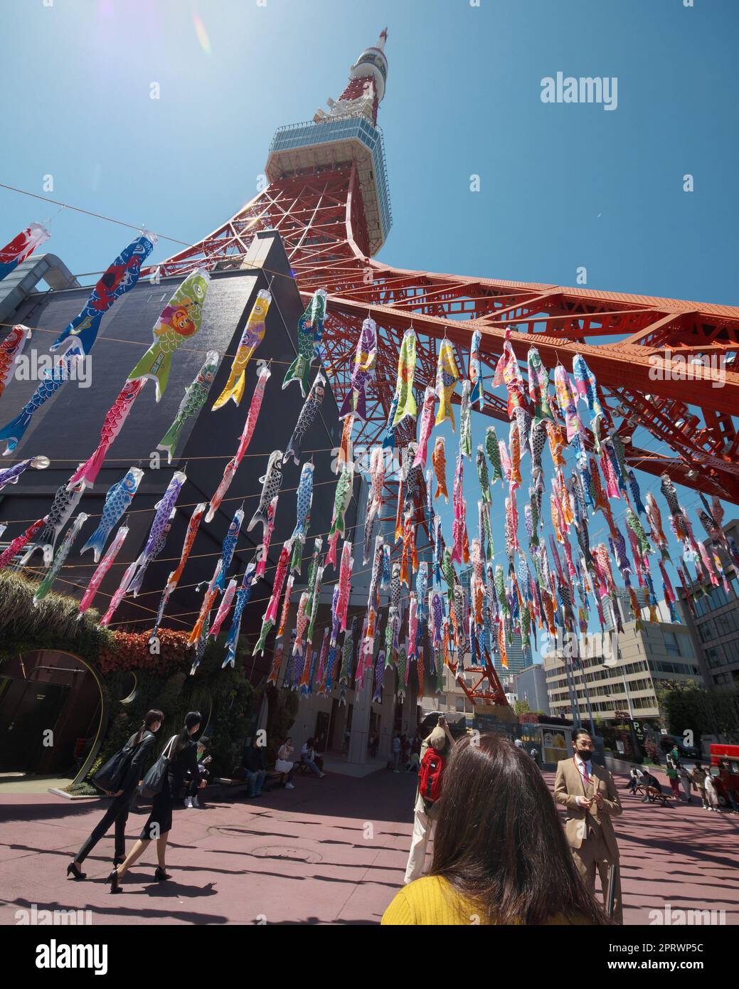 Tokyo, Japan. 27th Apr, 2023. About 333 Carp Streamers are seen display