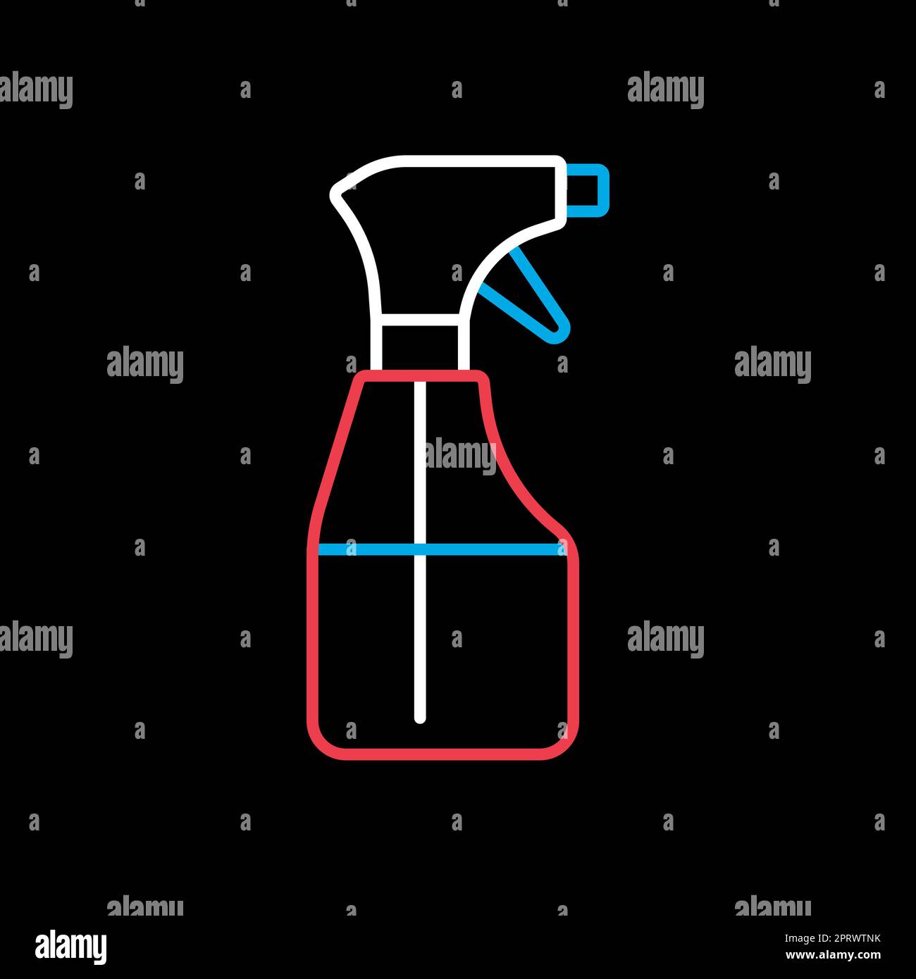 Cleaning spray bottle vector icon Stock Vector Image & Art - Alamy