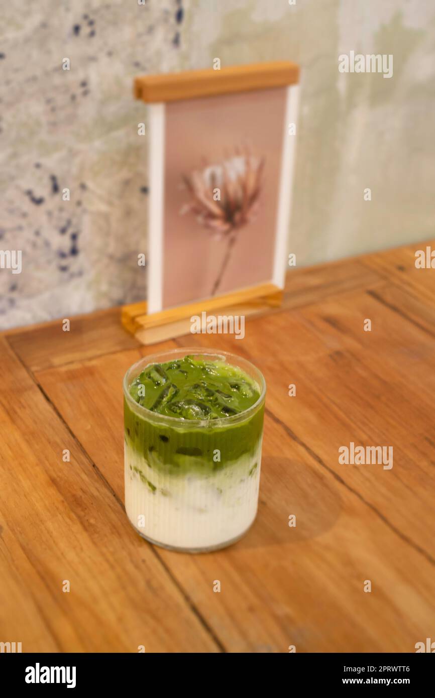 Premium matcha green tea cup drink Stock Photo Alamy