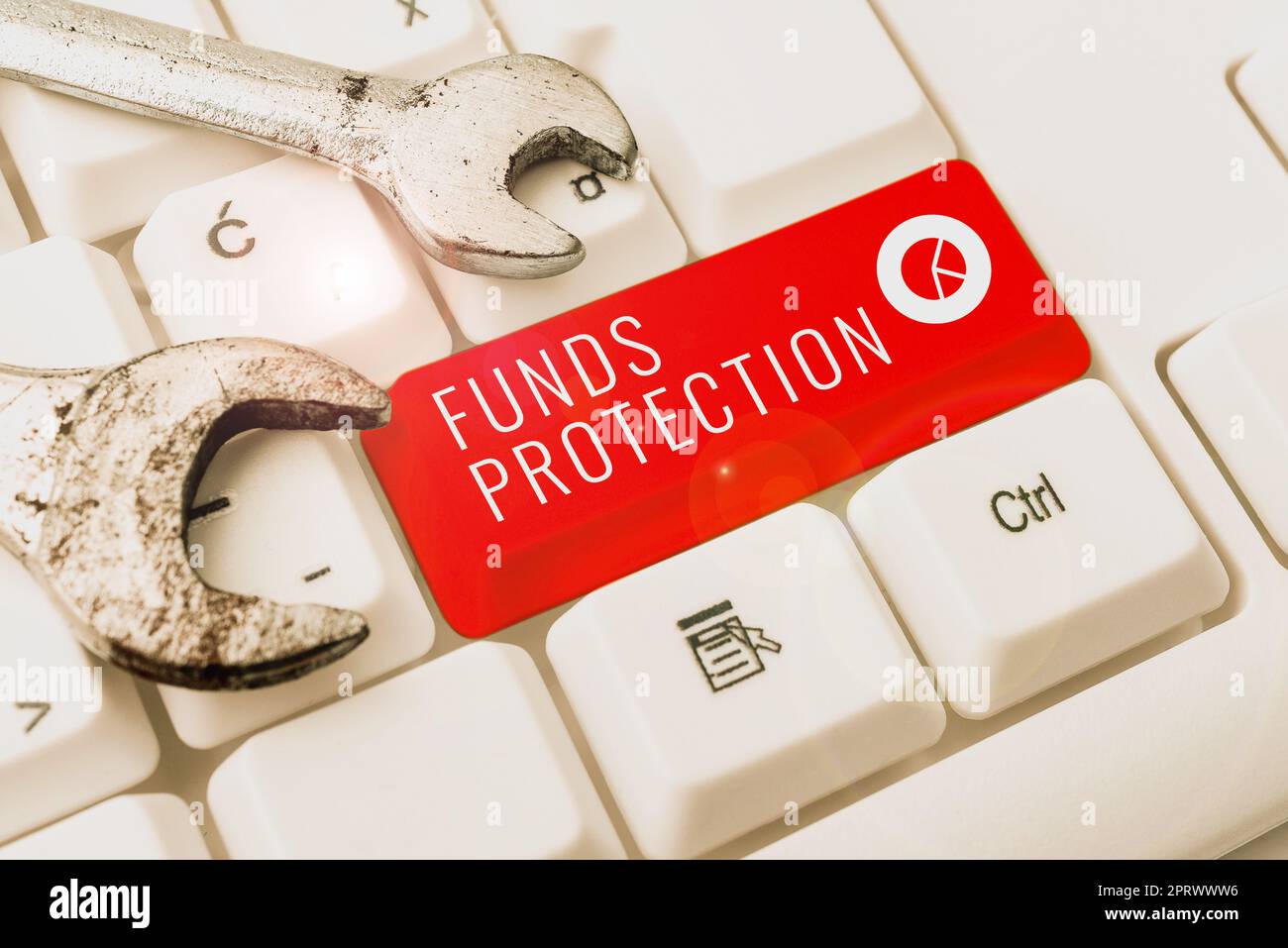 Handwriting text Funds Protection promises return portion initial investment to investor. Word for promises return portion initial investment to investor. Stock Photo