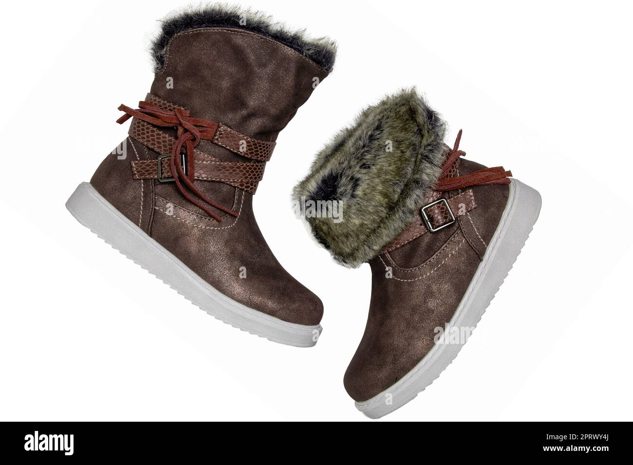 Fur lined boots hi-res stock photography and images - Alamy