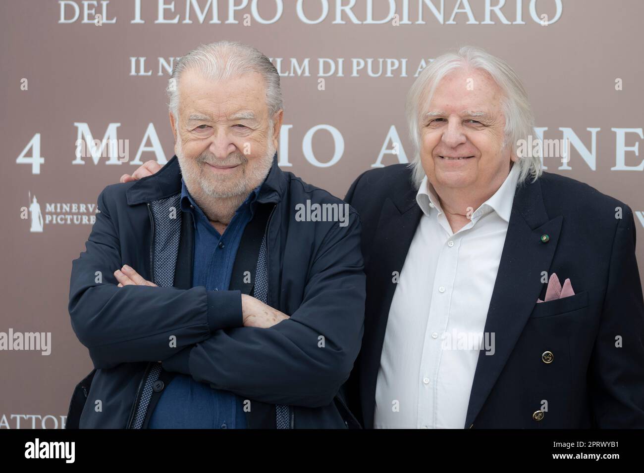 Rome, Italy, April 27, 2023 Pupi Avati attends at photocall for the move Rome, Italy, April 27, 2023 Pupi Avati attends at photocall for the move