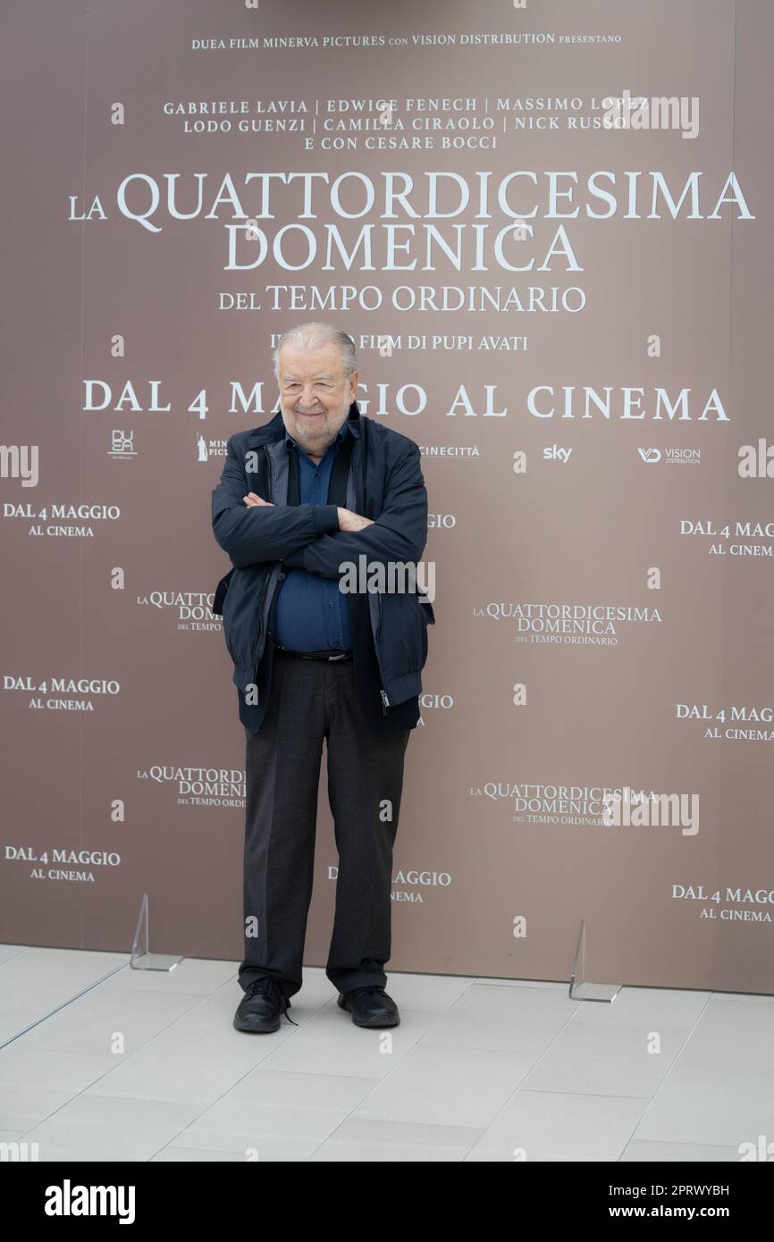 Rome, Italy, April 27, 2023 Pupi Avati attends at photocall for the move Rome, Italy, April 27, 2023 Pupi Avati attends at photocall for the move