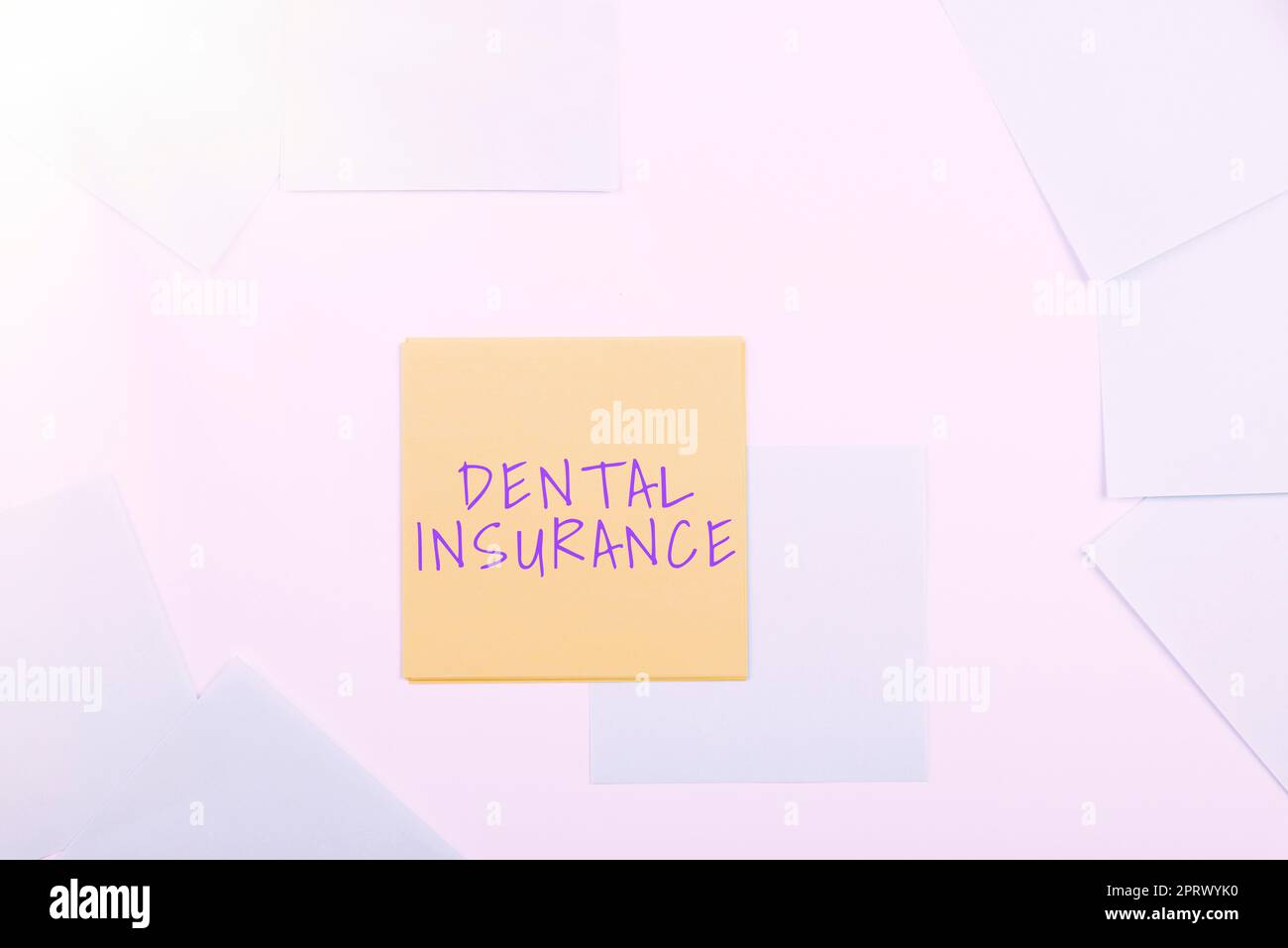 Hand writing sign Dental Insuranceform of health designed to pay portion or full of costs. Business overview form of health designed to pay portion or full of costs Stock Photo