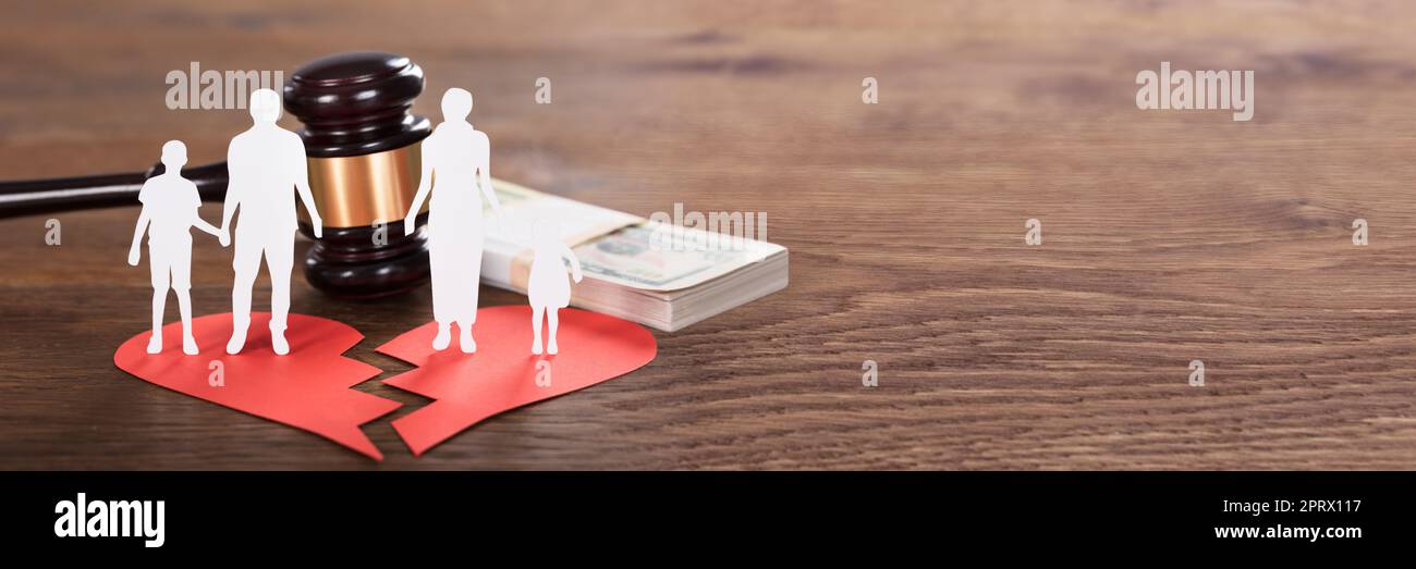 Family divorce silhouette hi-res stock photography and images - Alamy