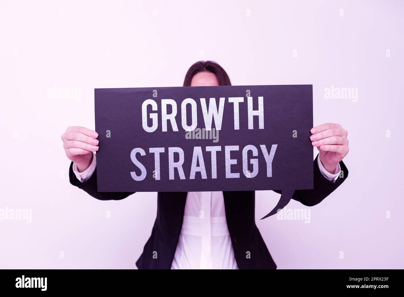 Inspiration showing sign Growth StrategyStrategy aimed at winning larger market share in short-term. Business idea Strategy aimed at winning larger market share in shortterm Stock Photo