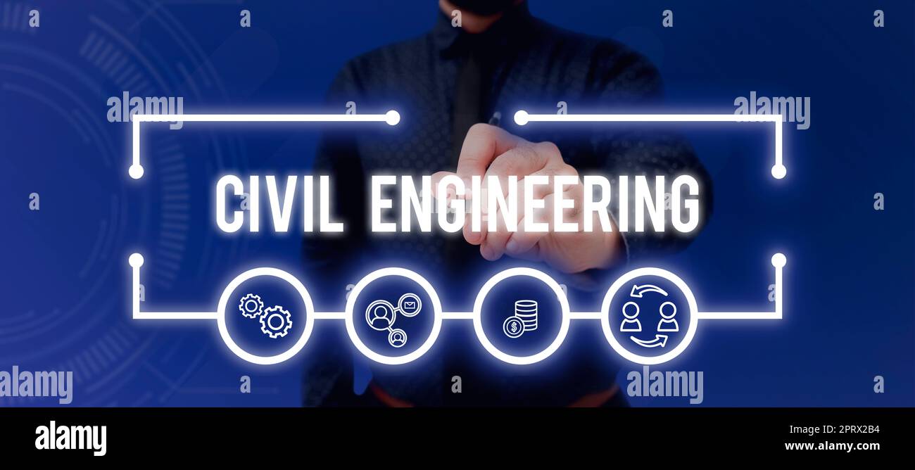 Inspiration showing sign Civil EngineeringPlanning Design Building of