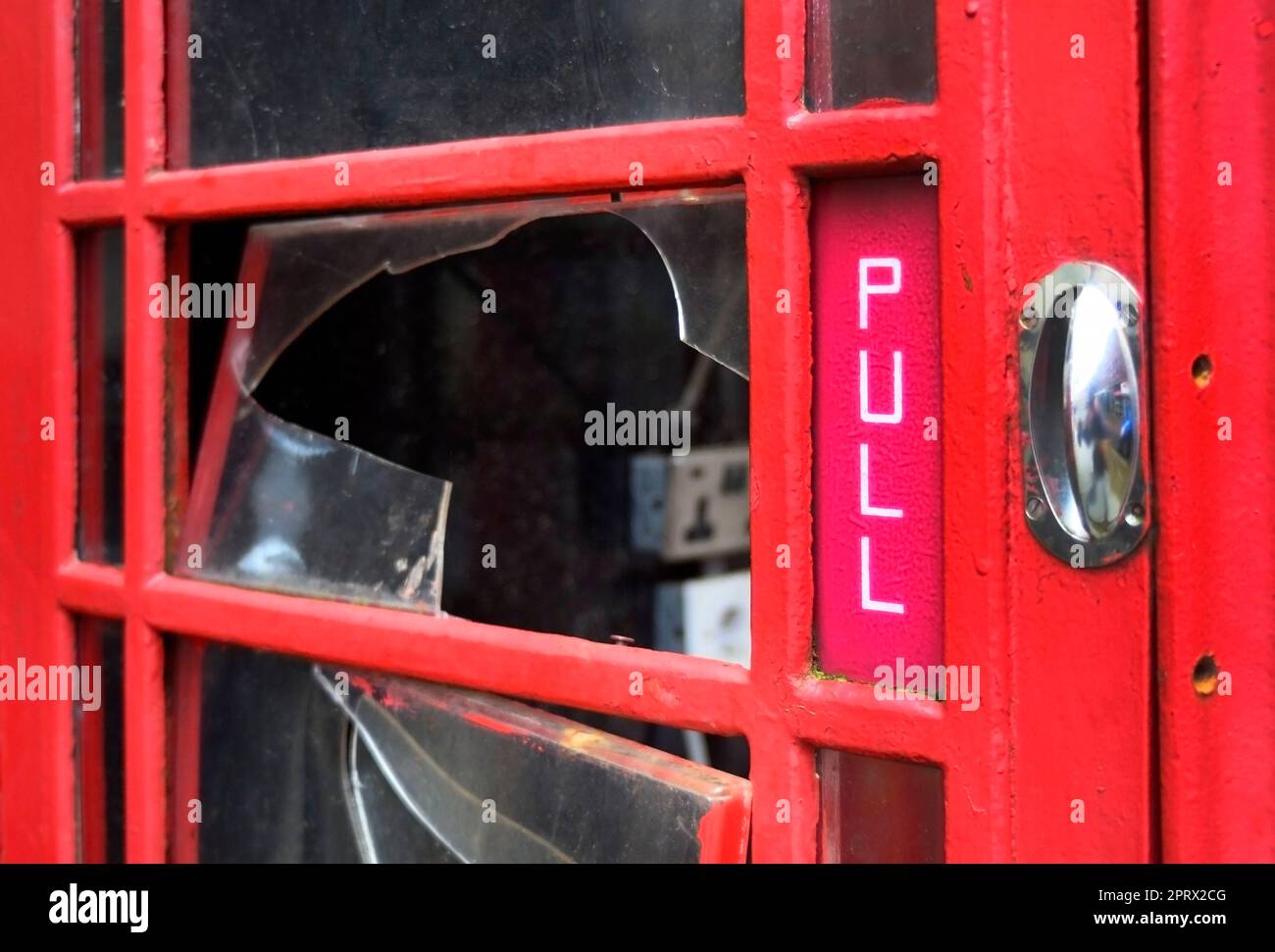 Red phone boxes Stock Photo Alamy