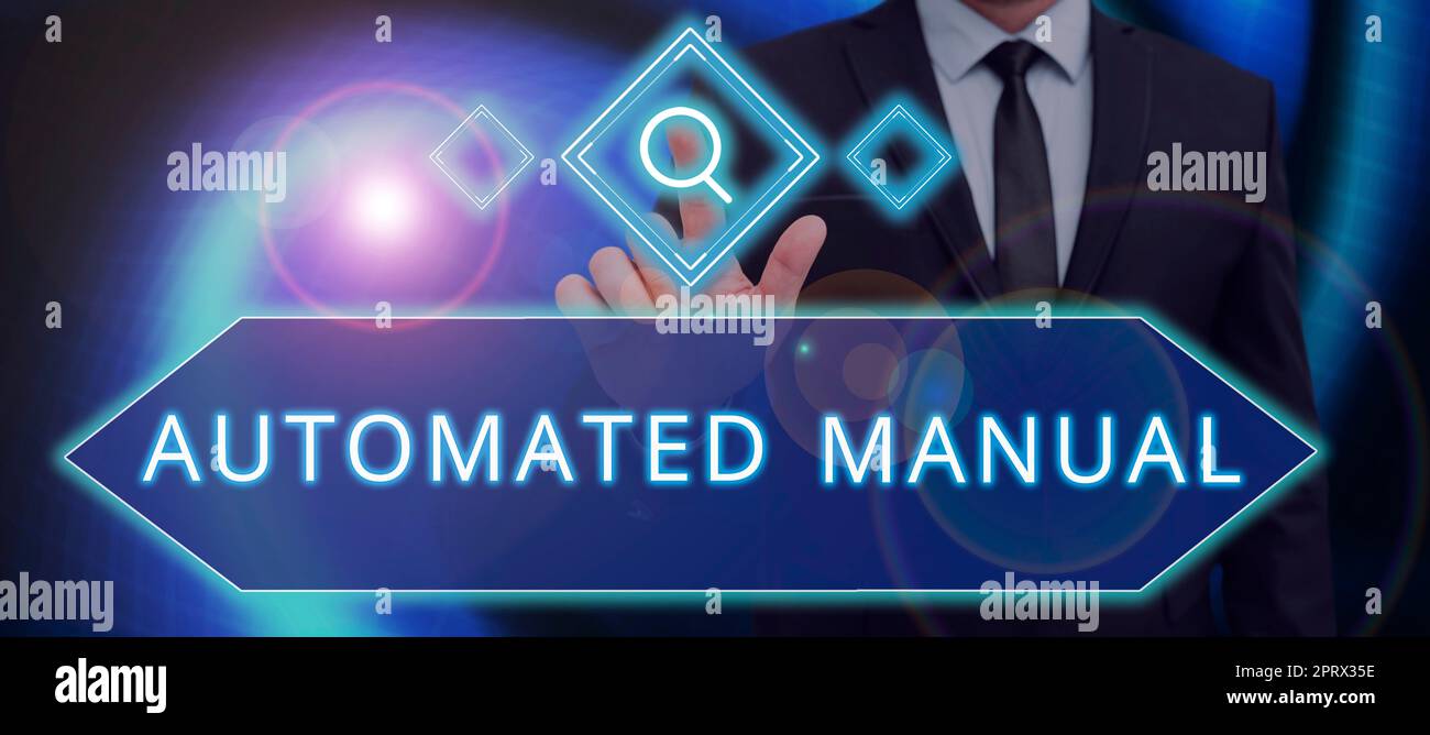 Writing displaying text Automated Manualas trigger shift and it can