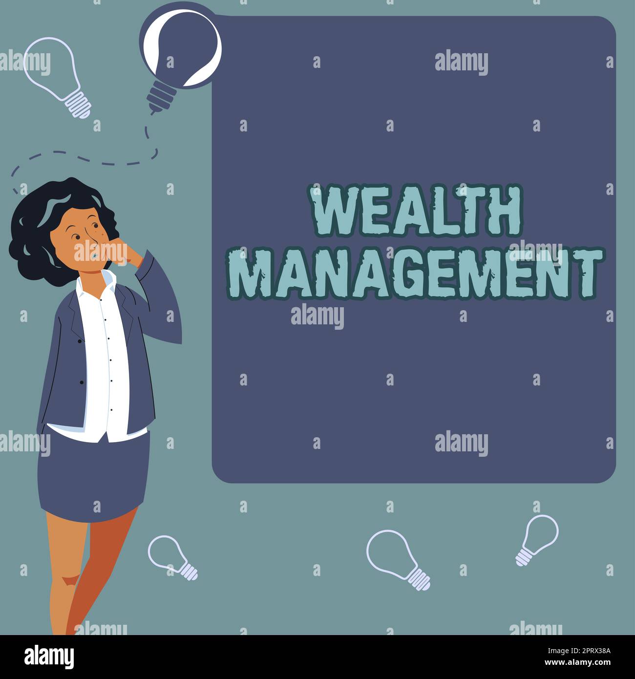 Inspiration showing sign Wealth ManagementSustain and grow long term prosperity Financial care. Business overview Sustain and grow long term prosperity Financial care Stock Photo