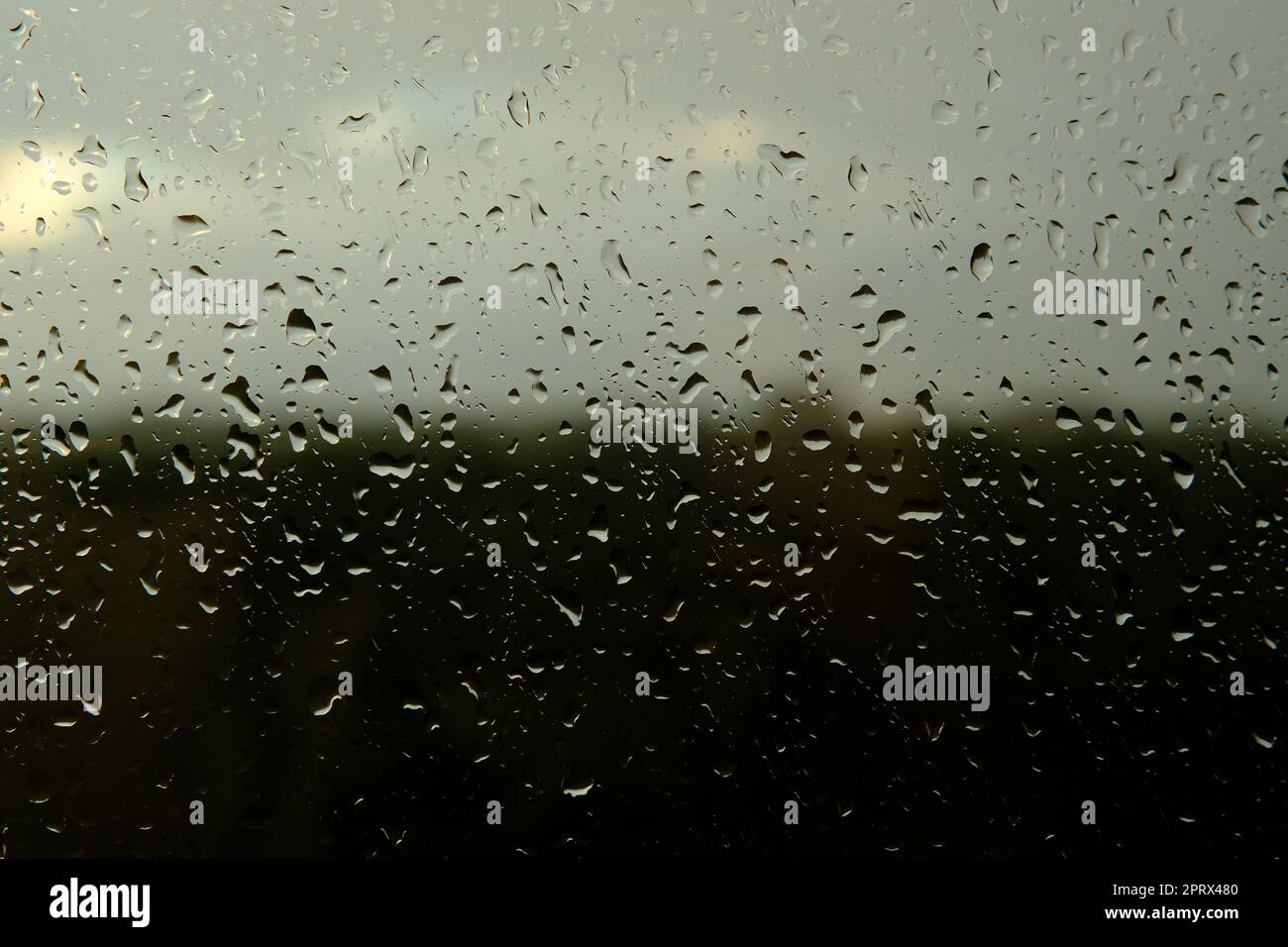 Water drops on the glass - abstract background, Shades of Gray Stock ...