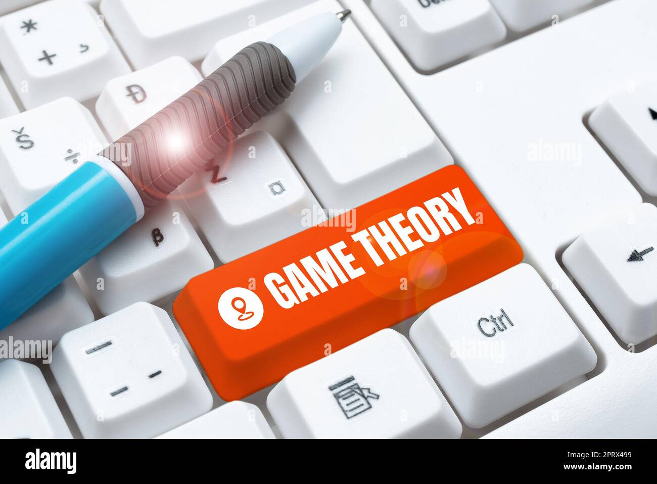 Writing displaying text Game Theory. Business idea branch of mathematics concerned with analysis of strategies Stock Photo