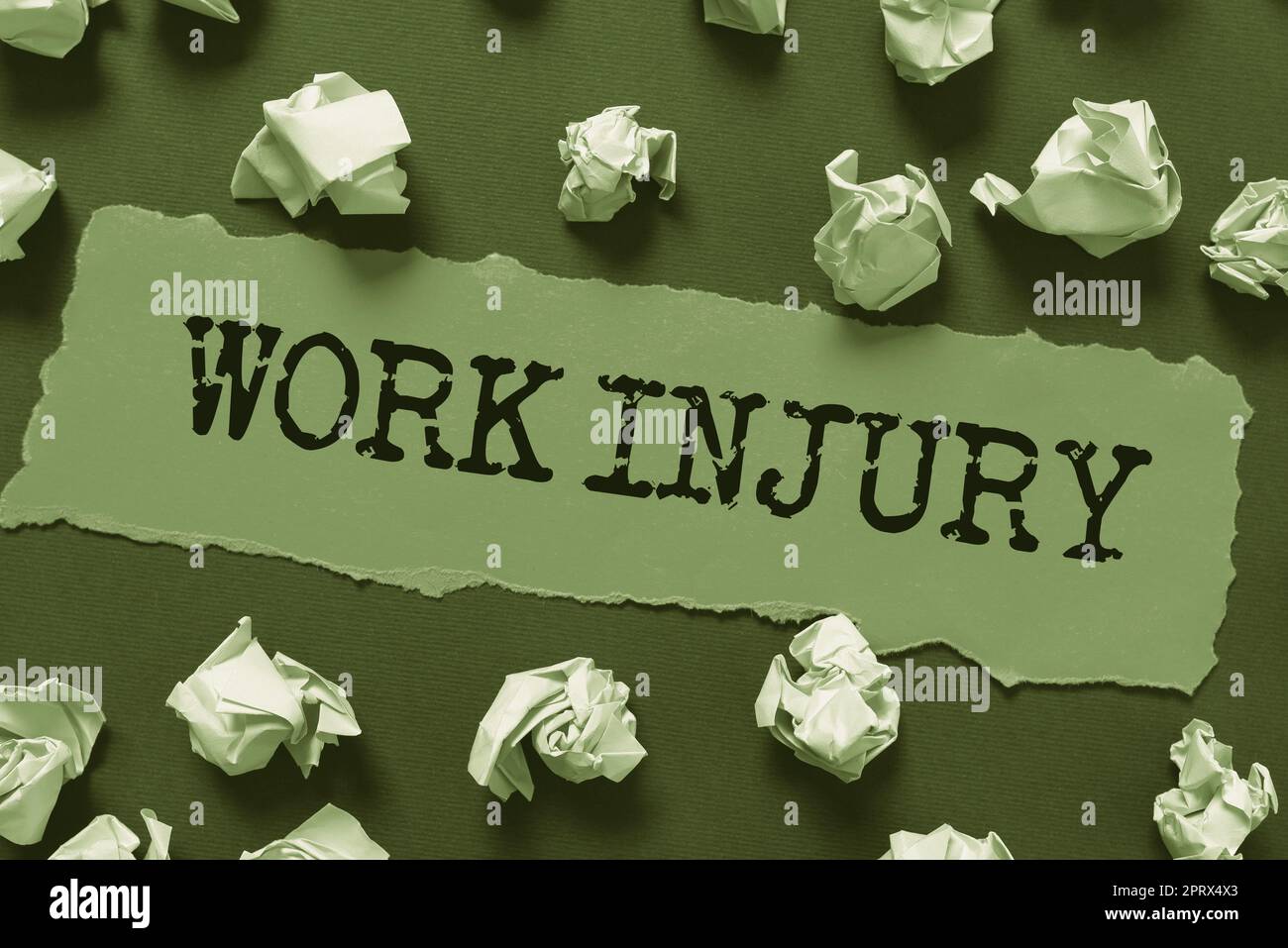 Inspiration showing sign Work Injury. Internet Concept Accident in job Danger Unsecure conditions Hurt Trauma Stock Photo