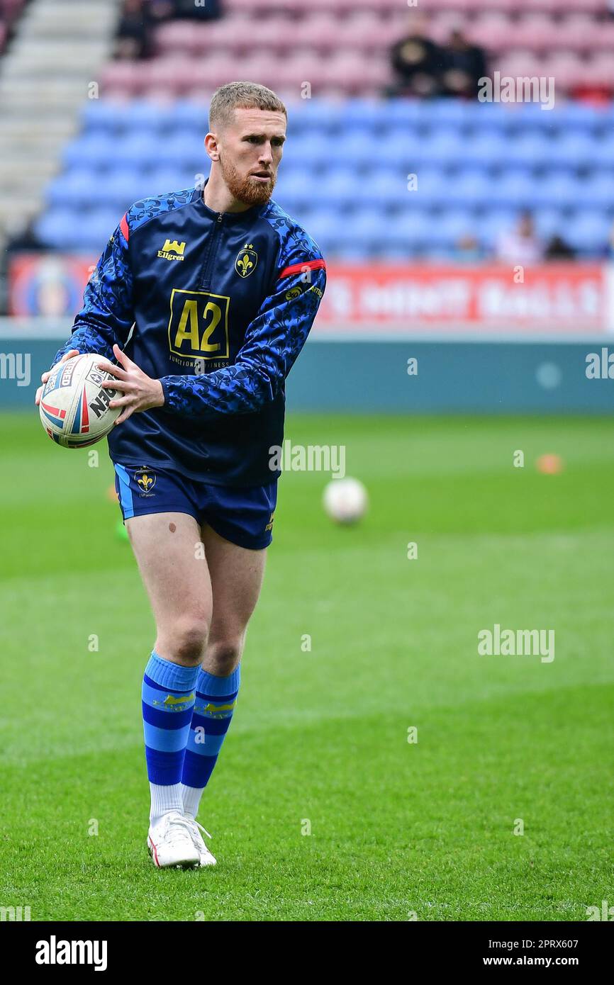 Wigan, England 23rd April 2023 Wakefield Trinity's Rowan Milnes