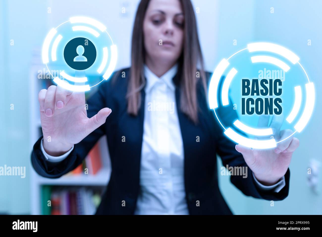 Hand writing sign Basic Icons, Business approach pictogram or ideogram ...