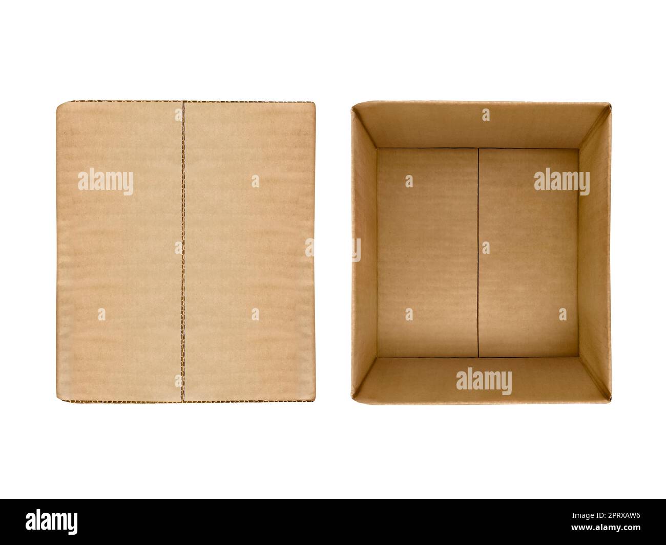carton box isolated on white background Stock Photo - Alamy
