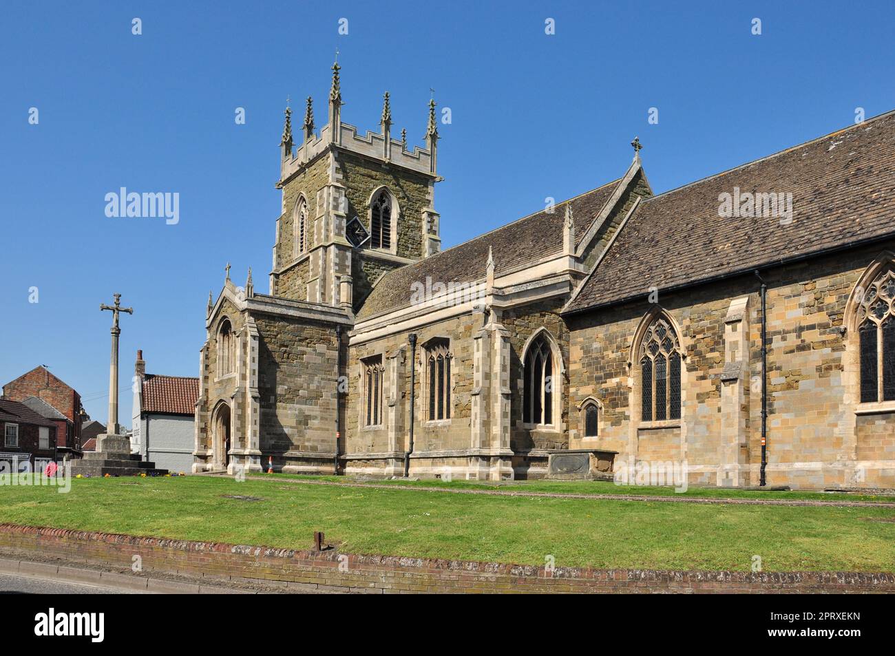 St Wilfred's Church, High Street, Alford, Lincolnshire, England, UK Stock Photo