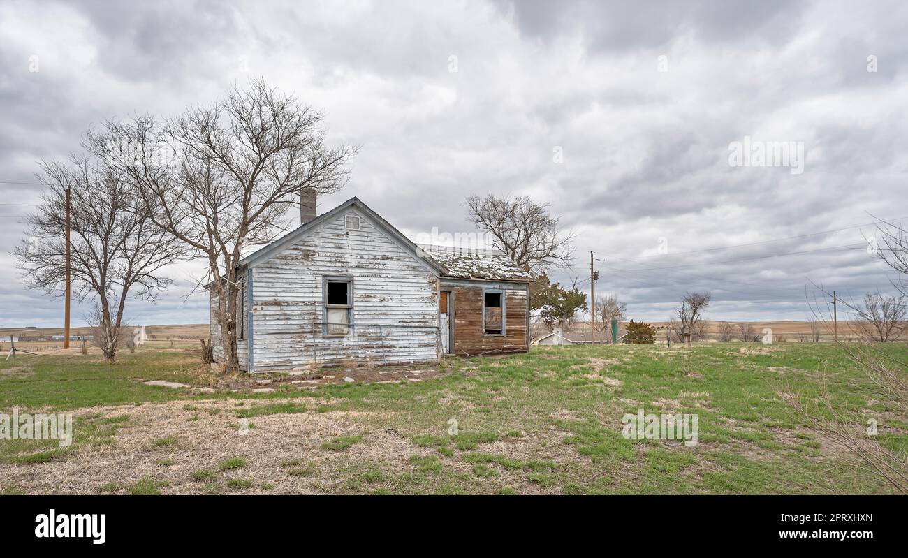 Abandoned house in the town of Quinn, South Dakota, USA Stock Photo Alamy
