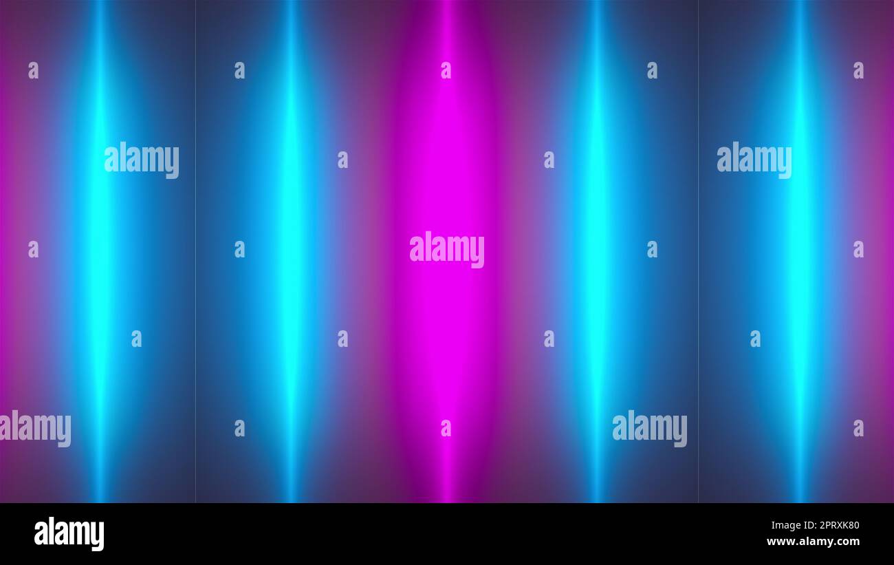 Vertical neon lines. Computer generated 3d render Stock Photo