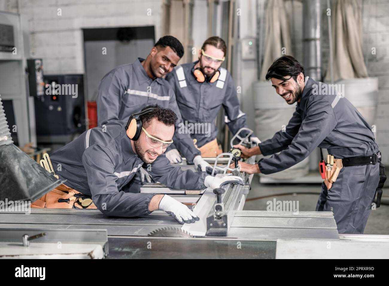 Wood turners measure and calculate the right size of workpiece