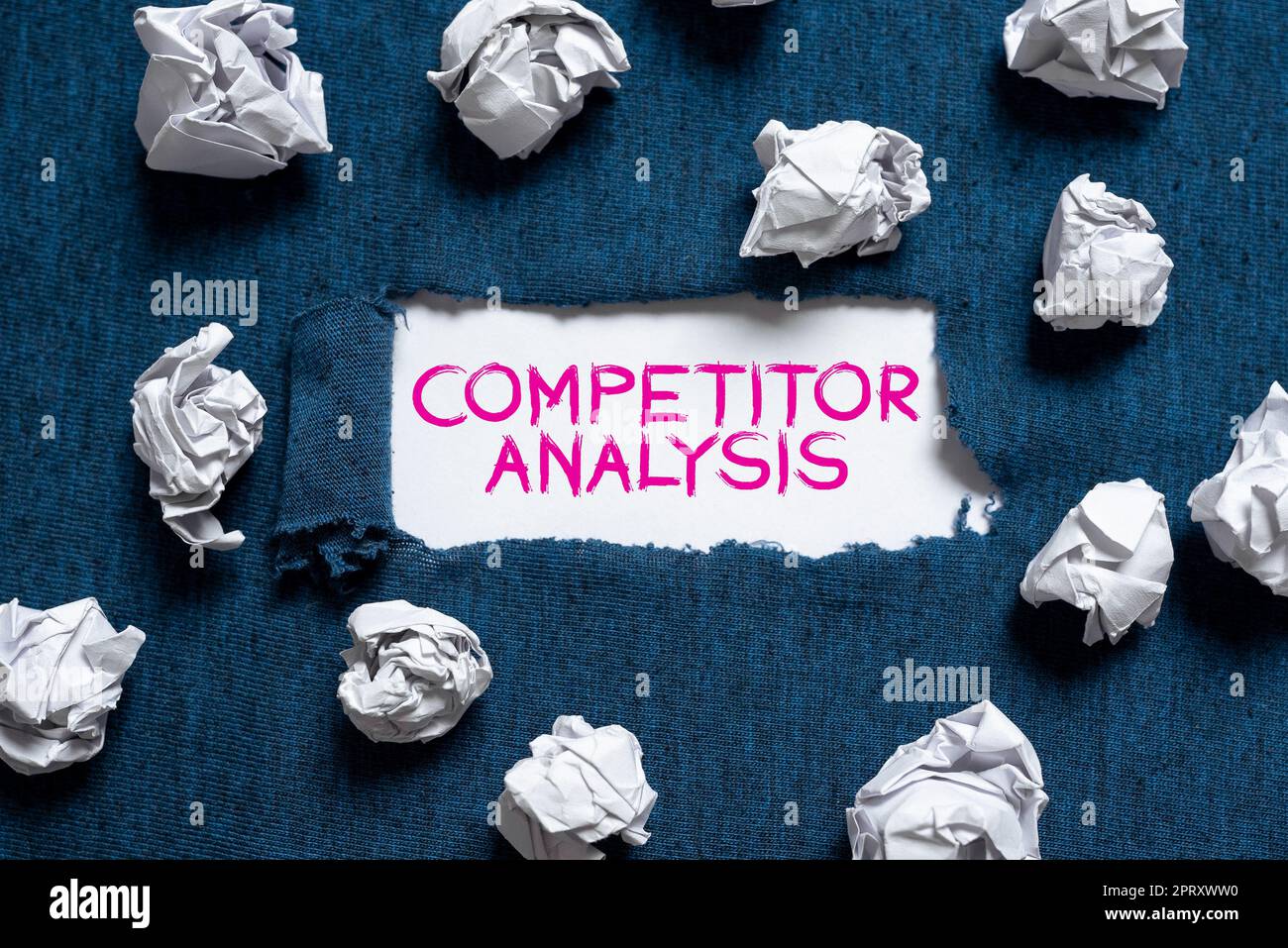 Writing displaying text Competitor Analysis, Business overview ...