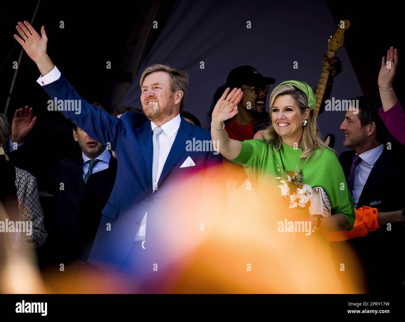 ROTTERDAM - King Willem-Alexander and Queen Maxima during the ...