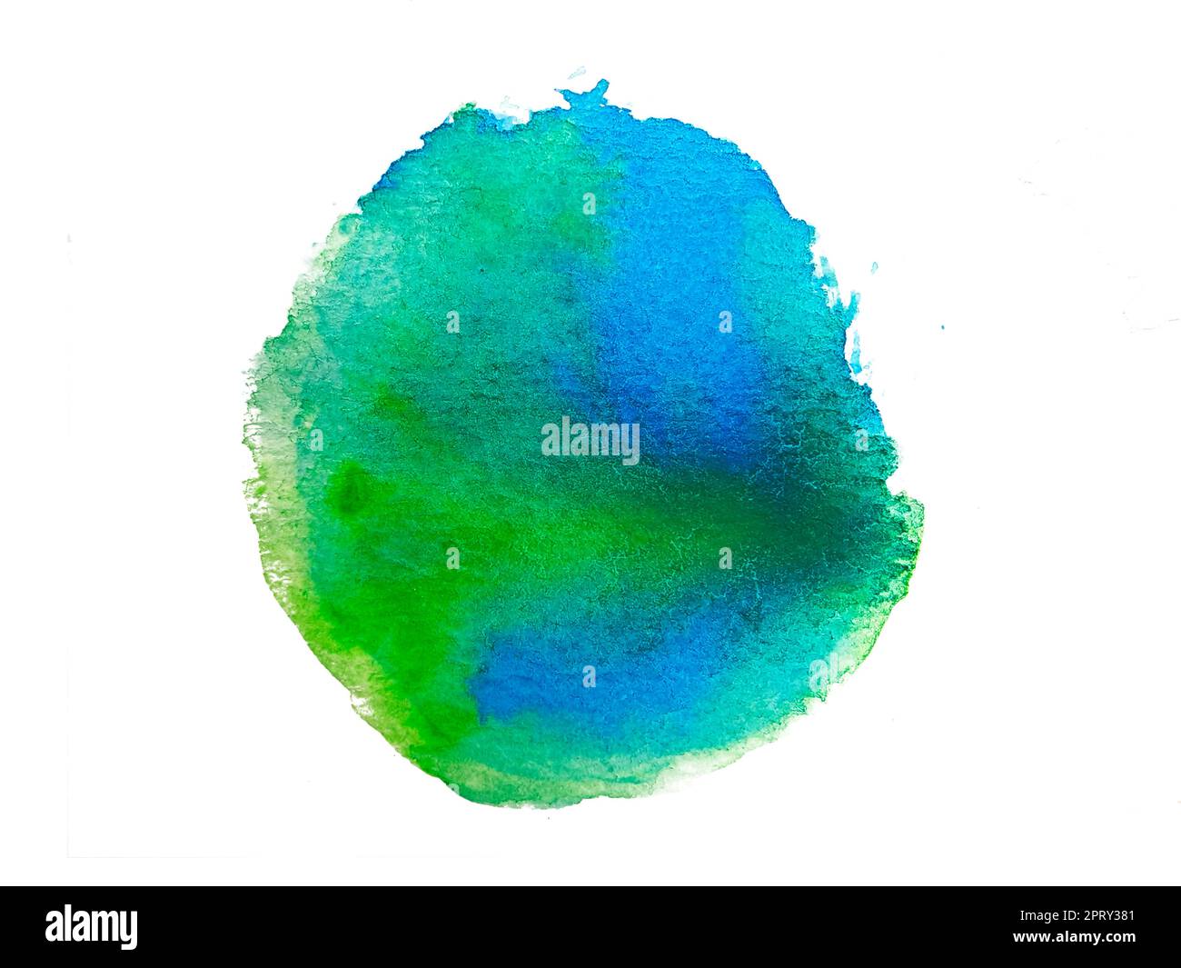 Abstract watercolor hand paint texture, isolated on white background ...