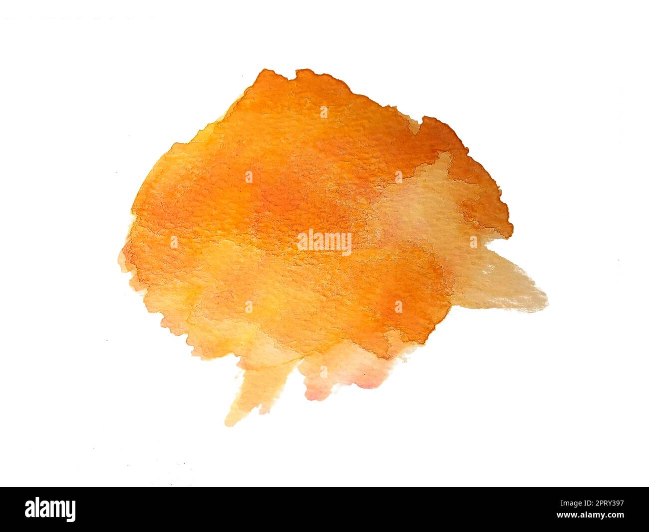 Abstract watercolor hand paint texture, isolated on white background ...