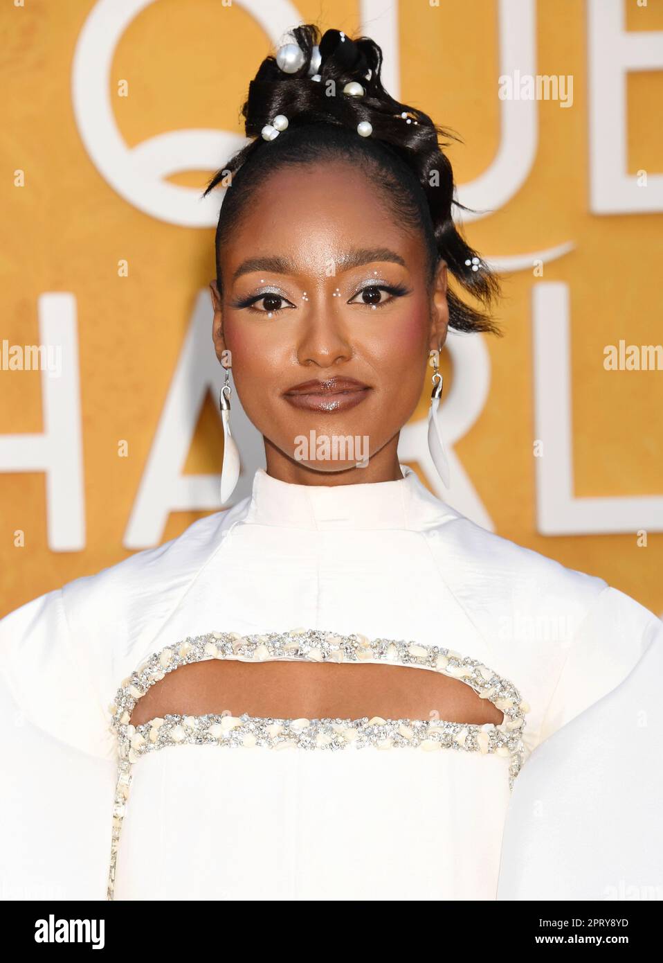LOS ANGELES, CALIFORNIA - APRIL 26: Arsema Thomas attends Netflix's