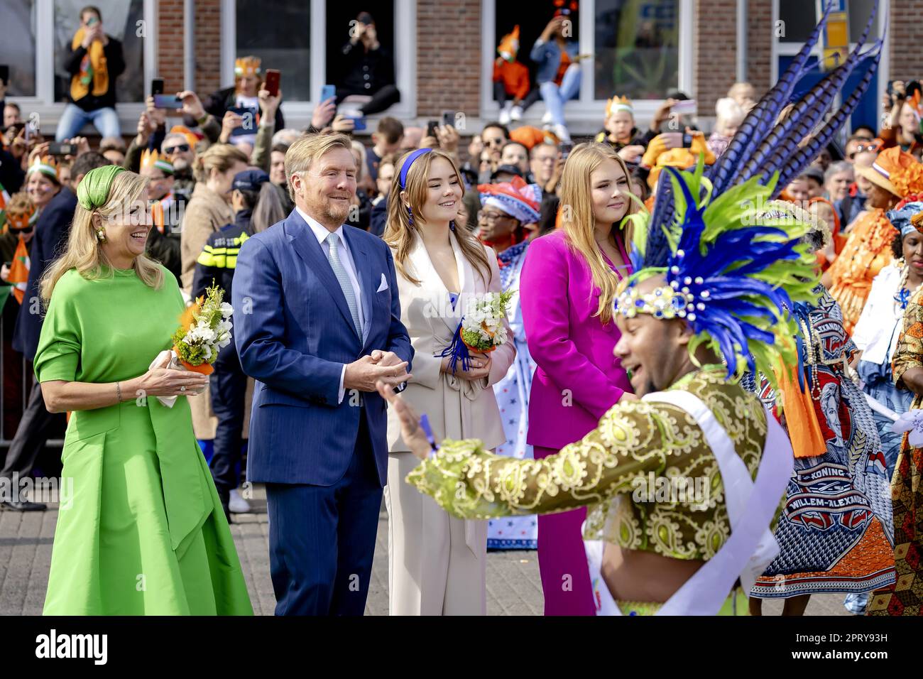 ROTTERDAM - King Willem-Alexander, Queen Maxima, Princess Amalia And ...