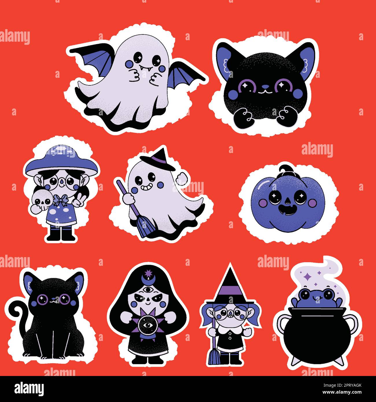 Vector elements halloween design Stock Vector Images - Alamy