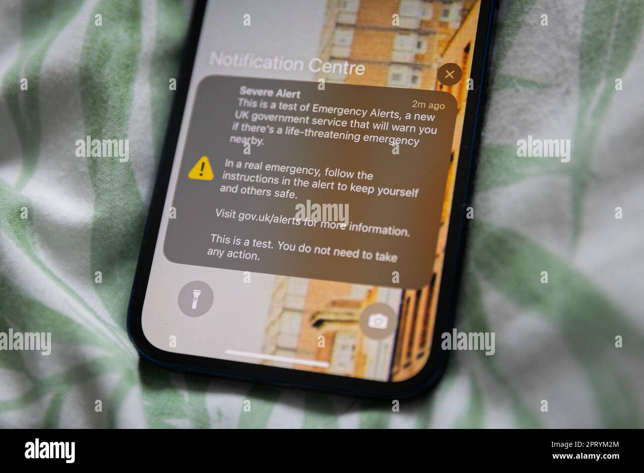 London, UK. 23rd Apr, 2023. In this photo illustration, an Emergency