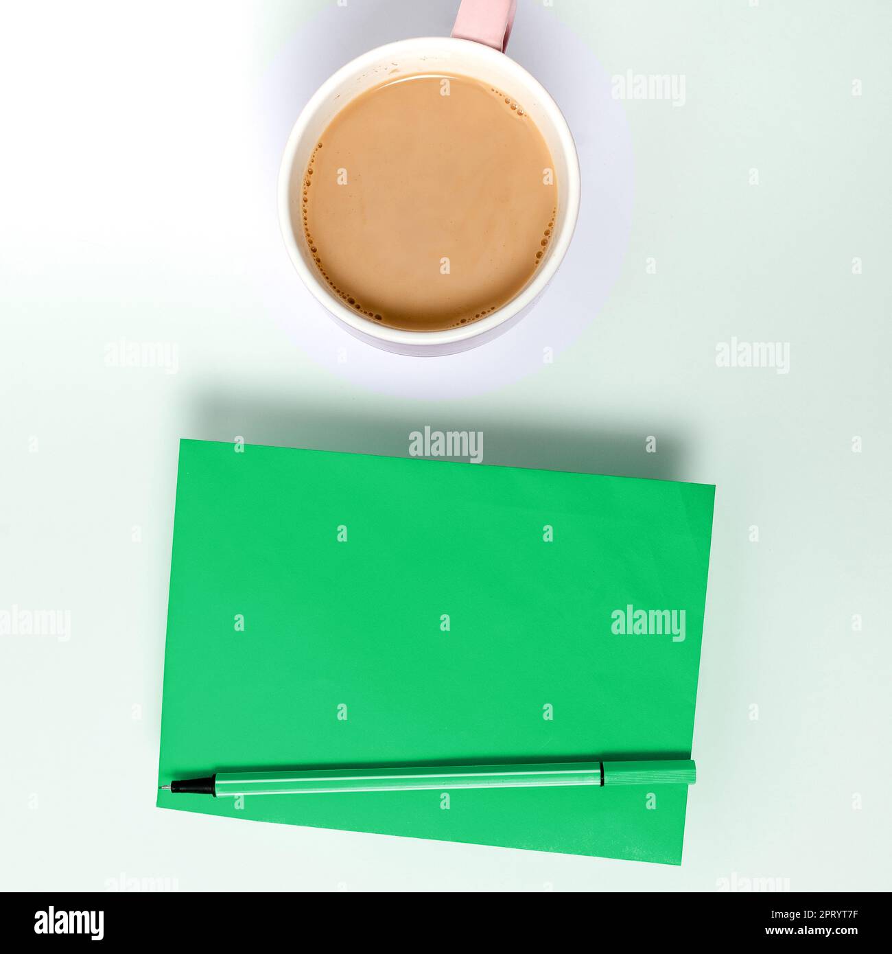 Multiple Assorted Collection Office Stationery Photo Placed Over Table Stock Photo