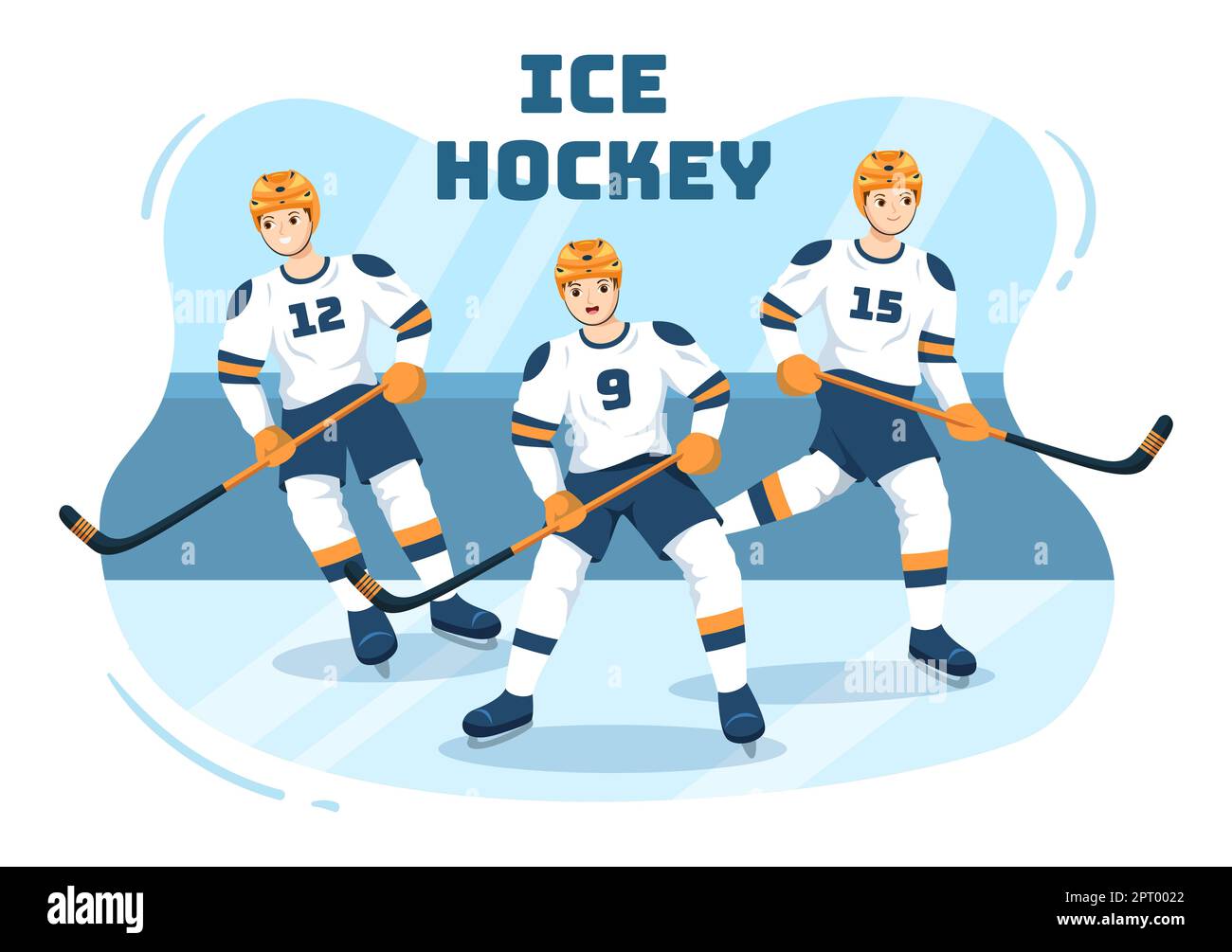 Field Hockey Icons Set Vector. Field Hockey Accessories. Ball, Helmet,  Protection, Stick, Cup. Isolated Flat Cartoon Illustration Stock Vector  Image & Art - Alamy