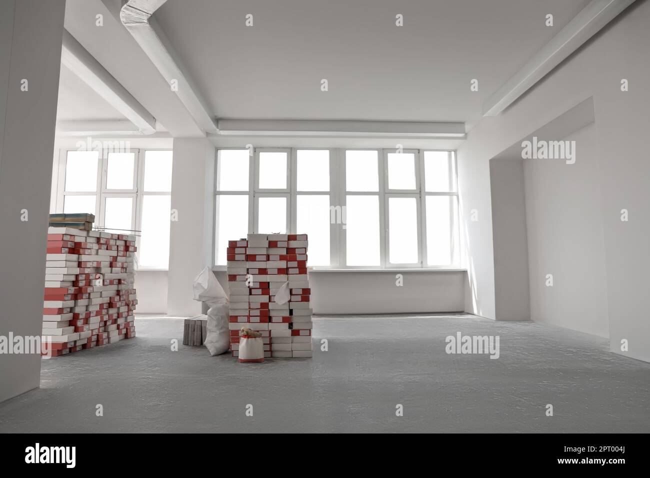 Materials in apartment during repair. Home renovation Stock Photo - Alamy