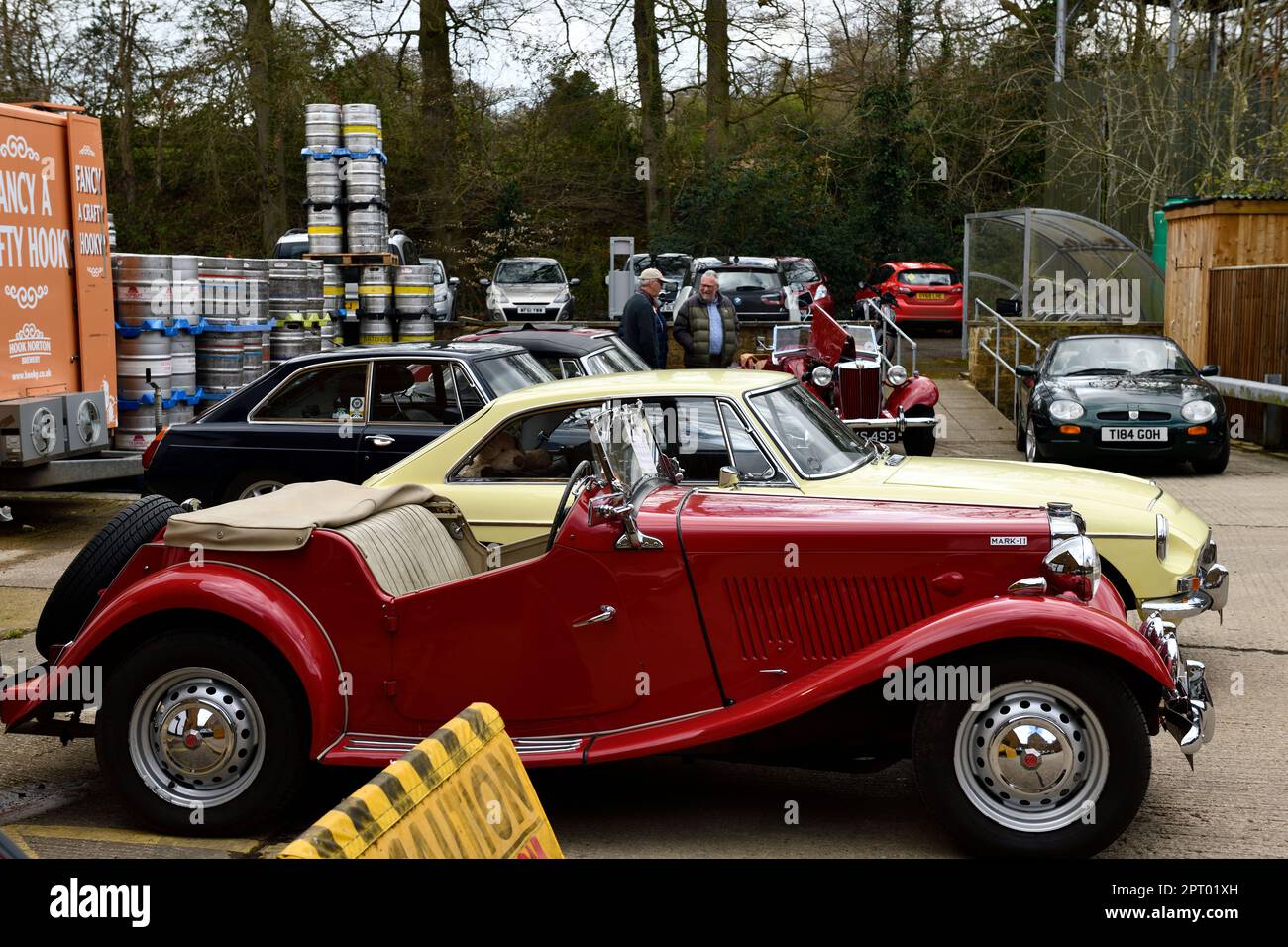 MG Sports Car at Hook Norton Brewery Classic Car Meeting on the 23 rd