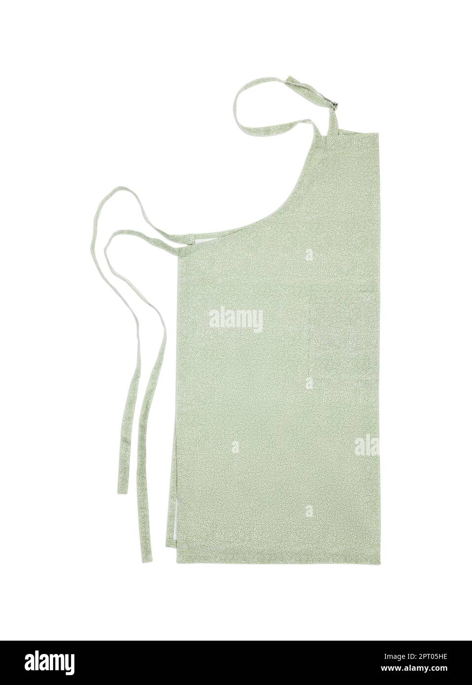 Clean kitchen apron with pattern isolated on white Stock Photo - Alamy