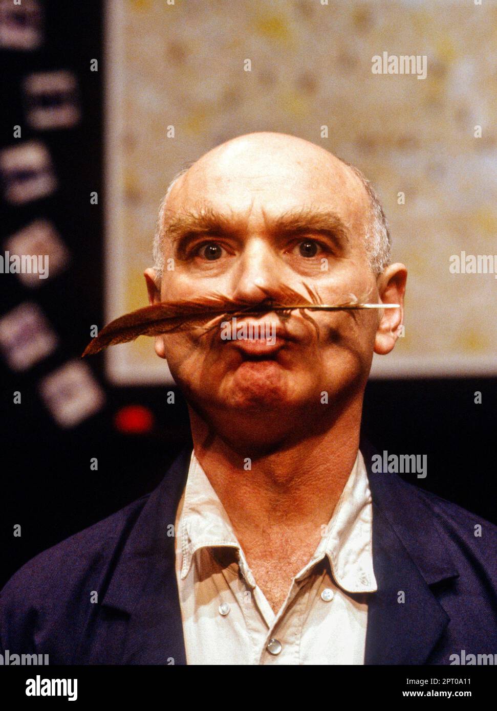 Ken Campbell in PIGSPURT at the Riverside Studios, London W6  09/03/1992 Stock Photo
