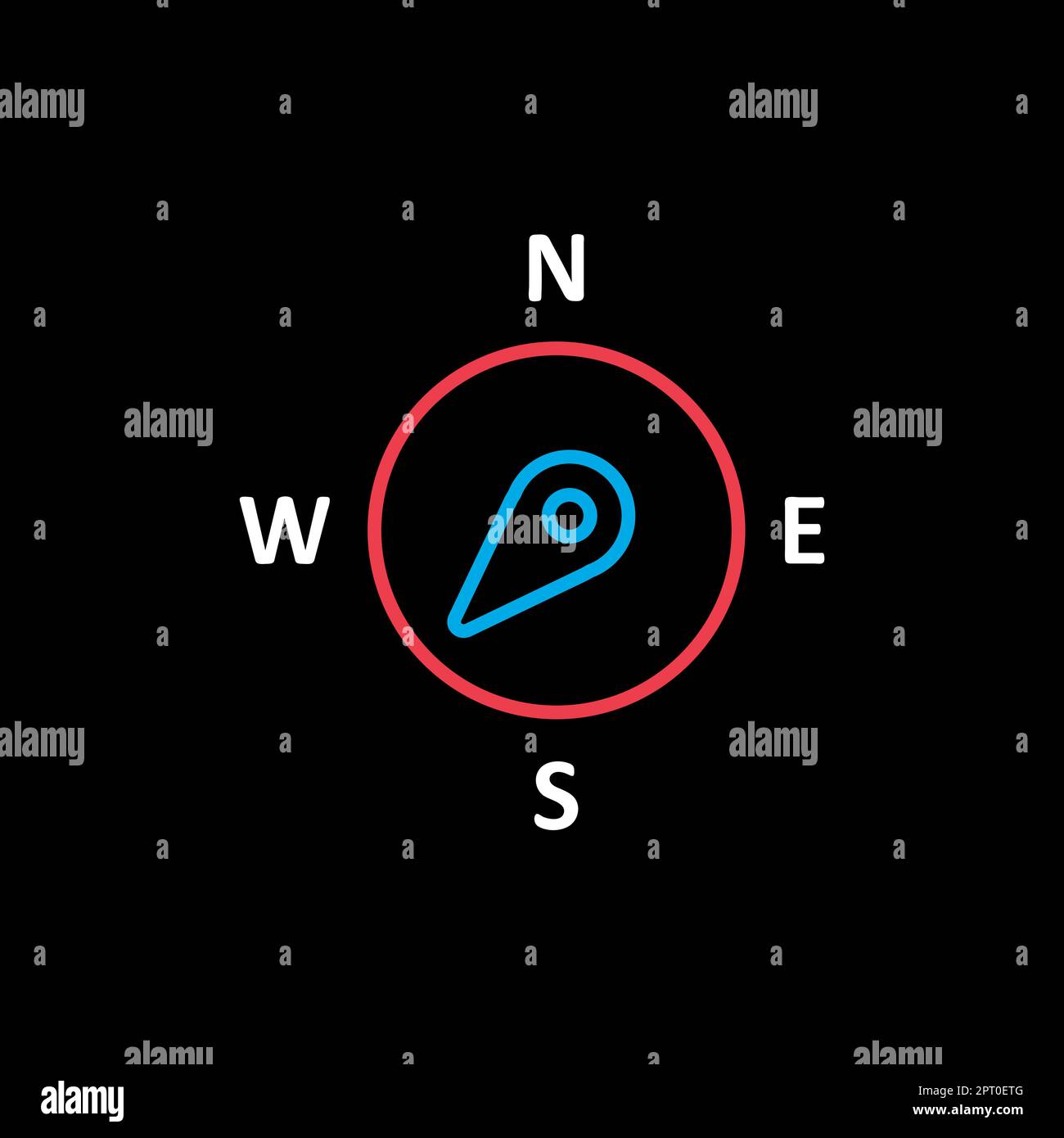 Vector black wind rose hi-res stock photography and images - Alamy