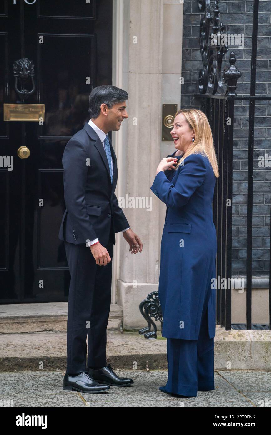 London UK. 27 April 2023. Prime Minister Rishi Sunak