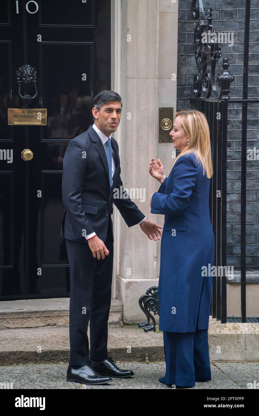 London UK. 27 April 2023. Prime Minister Rishi Sunak