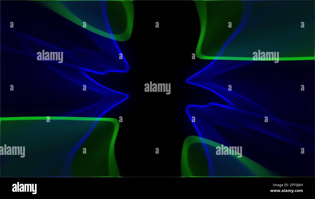 Abstract glow lines. Computer generated 3d render Stock Photo - Alamy