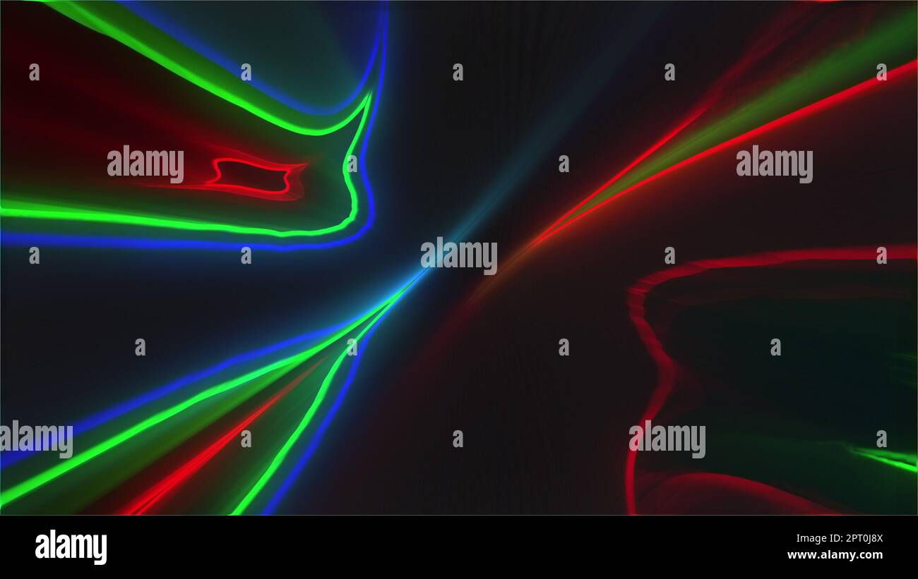Abstract glow lines. Computer generated 3d render Stock Photo - Alamy