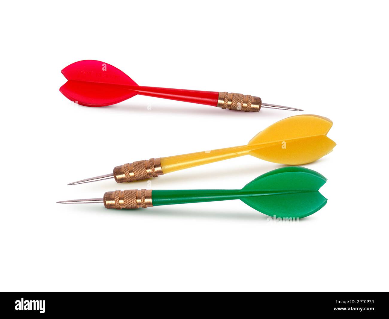 Dart isolated on white background Stock Photo
