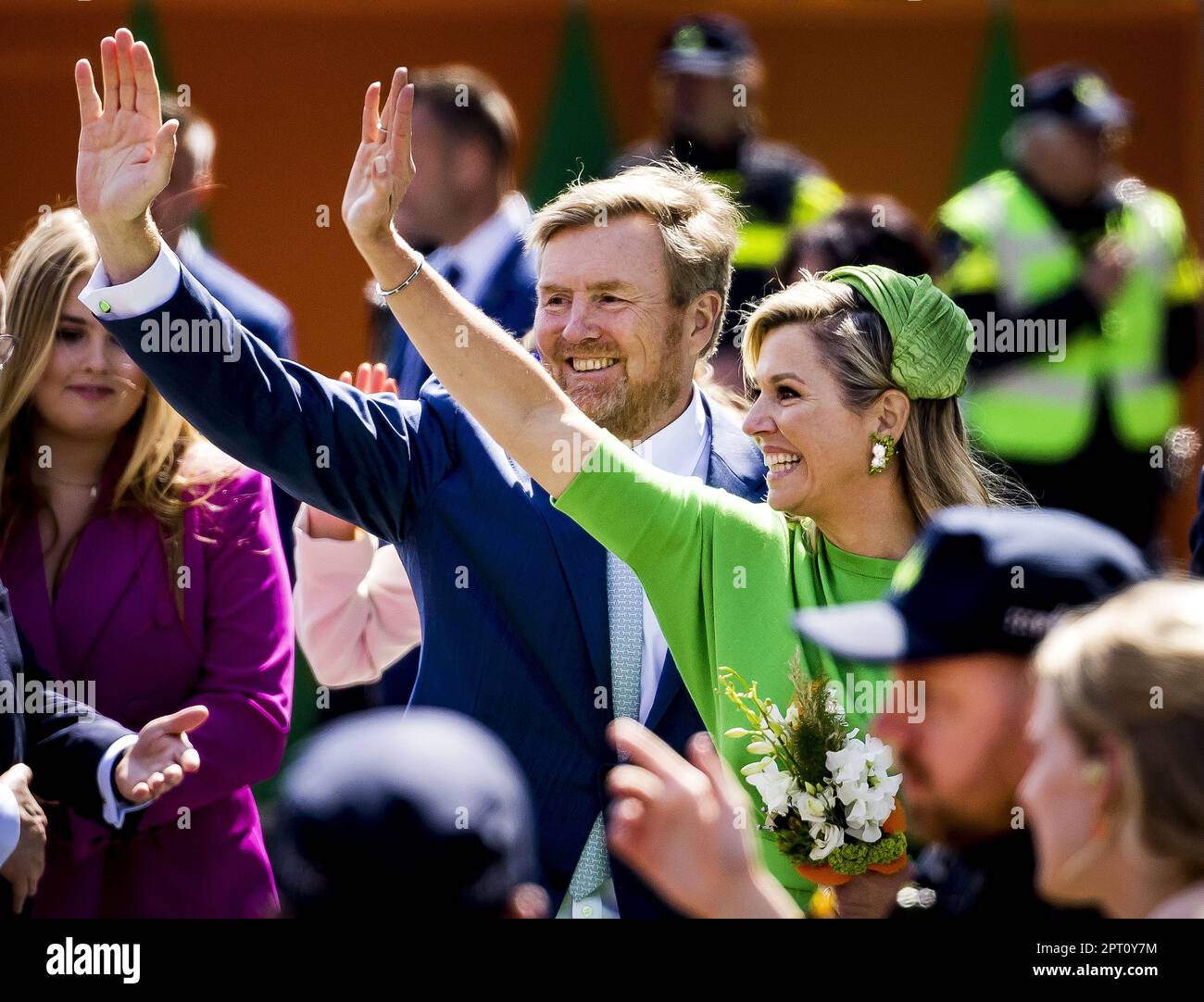 ROTTERDAM - King Willem-Alexander and Queen Maxima during the ...