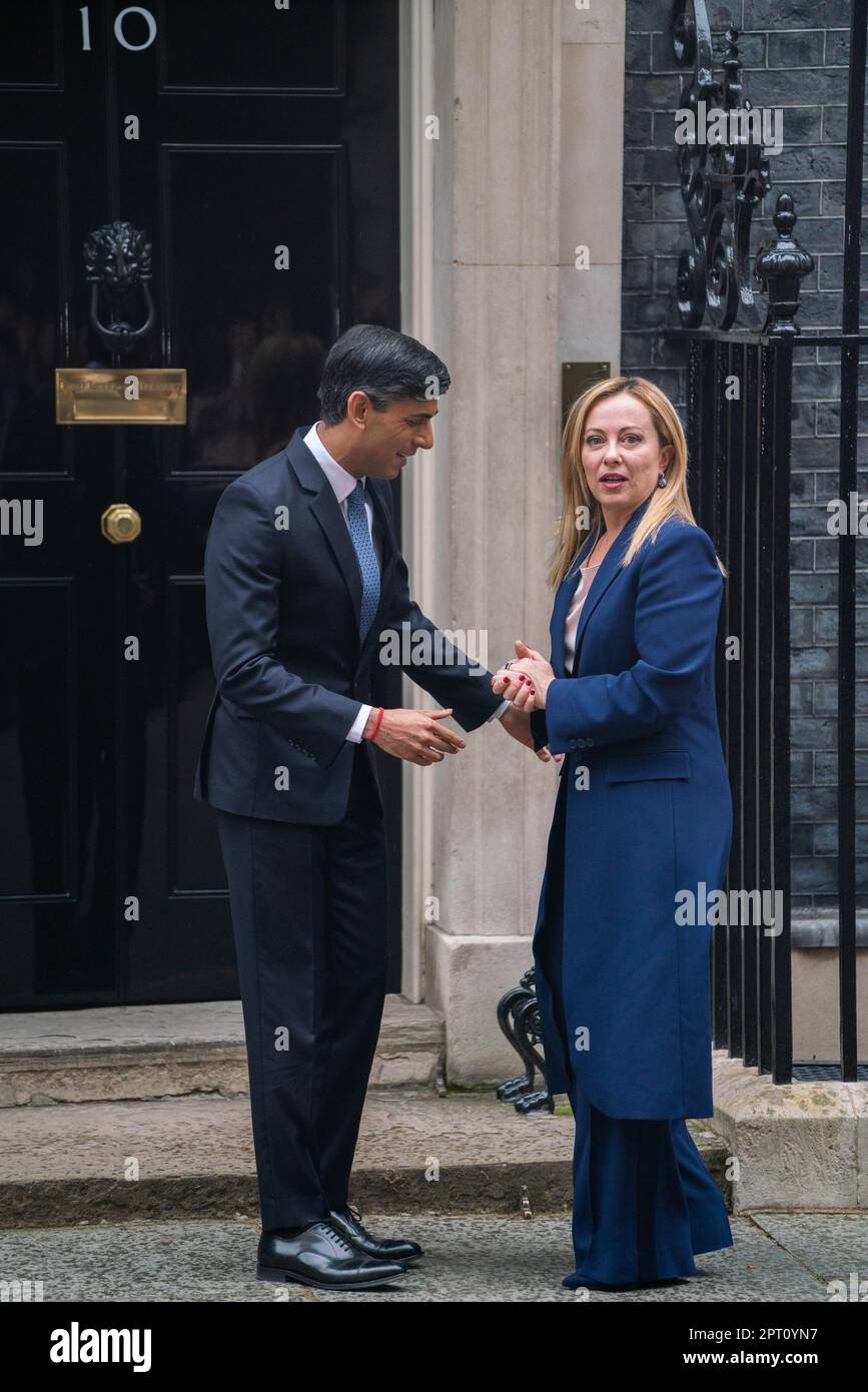 London UK. 27 April 2023. Prime Minister Rishi Sunak