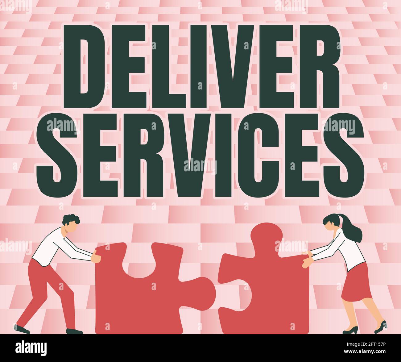 Conceptual display Deliver Services, Business idea sending any kind of assistance or products to an area Stock Photo