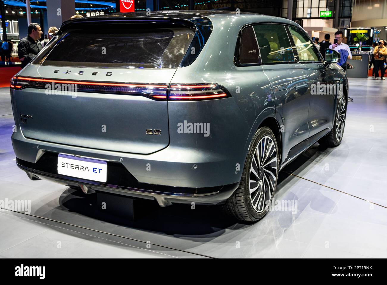 Chery Exeed Sterra ET electric SUV on display at the 2023 Shanghai Auto Show. Stock Photo
