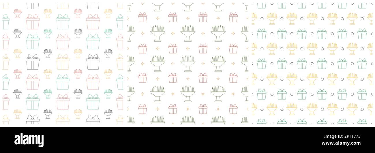 Happy Kwanzaa Holiday African Seamless Pattern 库存矢量图（免版税