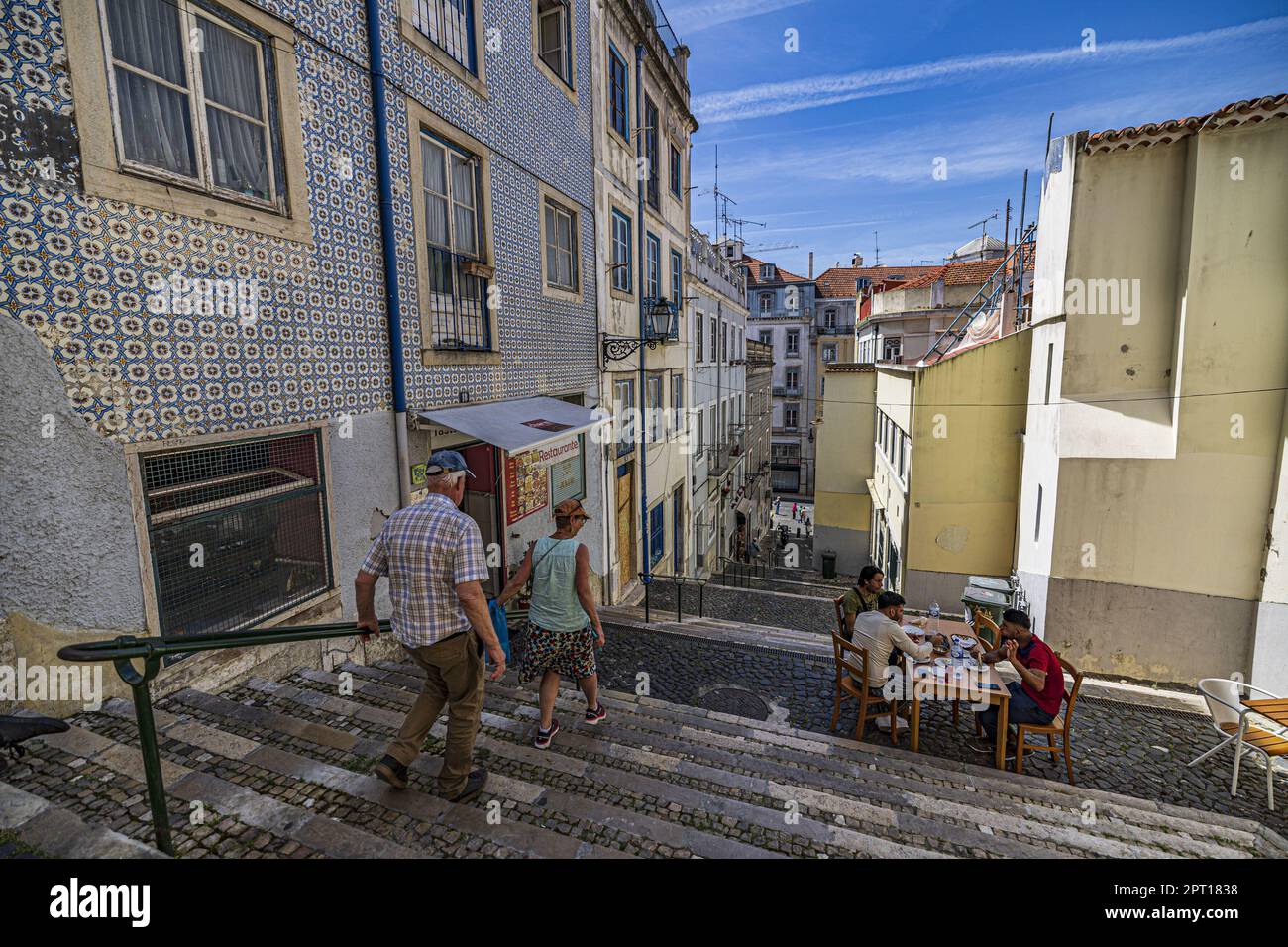 Lisbon, 04/25/2023 Mouraria is a multicultural neighborhood where